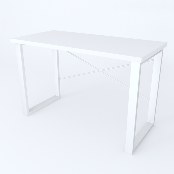 Письмовий стіл Ferrum-decor Драйв 750x1400x600 Білий метал ДСП Біле 32 мм (FRD-103352) Письмовий стіл Ferrum-decor Драйв 750x1400x600 Білий метал ДСП Біле 32 мм (FRD-103352)