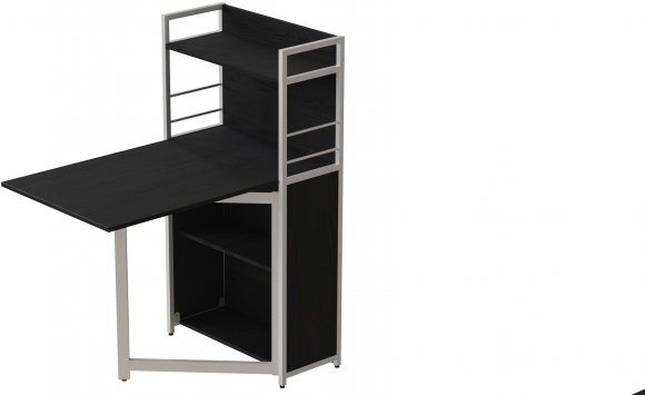 Стіл книжка з етажеркою Практик 1 Ferrum-decor 1200x640x990 Білий метал ДСП Сосна Кембра 16 мм (FRD-104620) Стіл книжка з етажеркою Практик 1 Ferrum-decor 1200x640x990 Білий метал ДСП Сосна Кембра 16 мм (FRD-104620)
