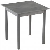 Стіл кухонний Ferrum-decor Дієго 75x70x70 Сірий ДСП Бетон 16мм (FRD-105574) Стіл кухонний Ferrum-decor Дієго 75x70x70 Сірий ДСП Бетон 16мм (FRD-105574)