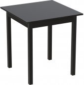 Стіл кухонний Ferrum-decor Дієго 75x80x80 Чорний ДСП Сосна Кембра 16мм (FRD-105716)
