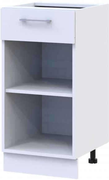 Кухонний модуль нижній Doros Лея НЯ82_40 40х46,6х82 см Білий/Дуб сонома (DRS-011366)