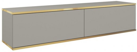 Тумба під телевізор навісна Perfect Home Оро / Oro 2-дверна RTV135 Сірий (PFH-091350) Тумба під телевізор навісна Perfect Home Оро / Oro 2-дверна RTV135 Сірий (PFH-091350)