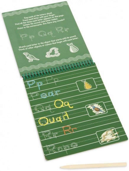 Альбом царапок Буквы и цифры Melissa & Doug MD9142