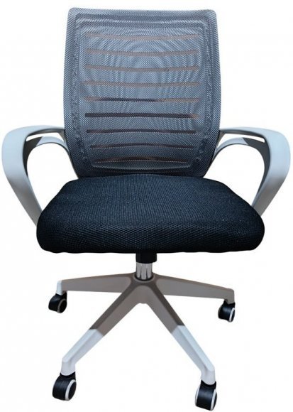 Крісло комп'ютерне з підлокітниками Perfect Home OC-618W Сірий (PFH-092056) Крісло комп'ютерне з підлокітниками Perfect Home OC-618W Сірий (PFH-092056)
