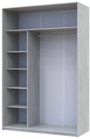 Шафа-купе Doros Сити Лайт Сосна Натти 2 ДСП 150х60х225 (DRS-011967)