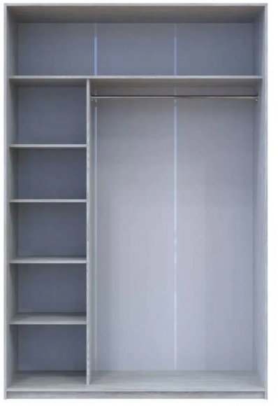 Шафа-купе Doros Сити Лайт Сосна Натти 2 ДСП 150х60х225 (DRS-011967)