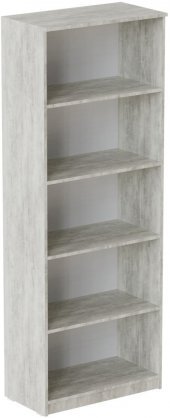 Шафа Анжело Ferrum-decor на 5 полиць 1900x700x380 ДСП Бетон 16 мм (FRD-105012) Шафа Анжело Ferrum-decor на 5 полиць 1900x700x380 ДСП Бетон 16 мм (FRD-105012)