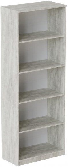 Шафа Анжело Ferrum-decor на 5 полиць 1900x700x380 ДСП Бетон 16 мм (FRD-105012)