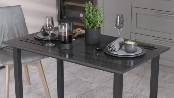 Стіл універсальний Knap Ferrum-decor 750x1400x600 Чорний метал ДСП Сосна Кембра 16 мм (FRD-106361) Стіл універсальний Knap Ferrum-decor 750x1400x600 Чорний метал ДСП Сосна Кембра 16 мм (FRD-106361)
