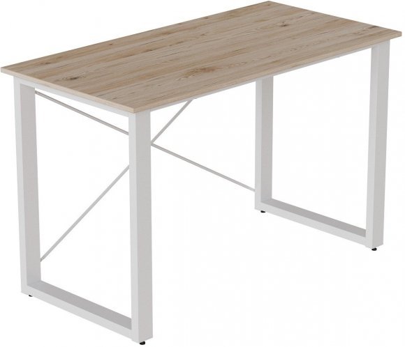 Письмовий стіл Ferrum-decor Драйв 750x1400x600 Білий метал ДСП Дуб Сан-Марино 32 мм (FRD-103353) Письмовий стіл Ferrum-decor Драйв 750x1400x600 Білий метал ДСП Дуб Сан-Марино 32 мм (FRD-103353)