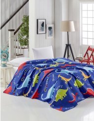 Покривало піке Dinazorus mavi синій вафельне 200х235 см svt-2000022297561