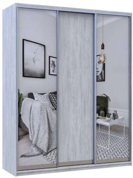 Шафа-купе Doros Сити Лайт Сосна Натти 1 ДСП / 2 дзеркала 180х60х225 (DRS-011968) Шафа-купе Doros Сити Лайт Сосна Натти 1 ДСП / 2 дзеркала 180х60х225 (DRS-011968)