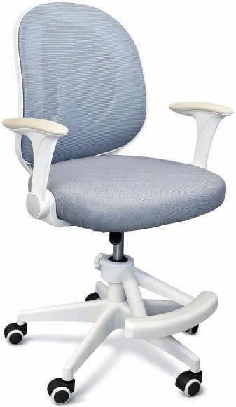 Крісло обертове дитяче з підставкою для ніг PERFECT KIDS ASTRONAUT GRAY Perfect Home Сірий (PFH-092113) Крісло обертове дитяче з підставкою для ніг PERFECT KIDS ASTRONAUT GRAY Perfect Home Сірий (PFH-092113)