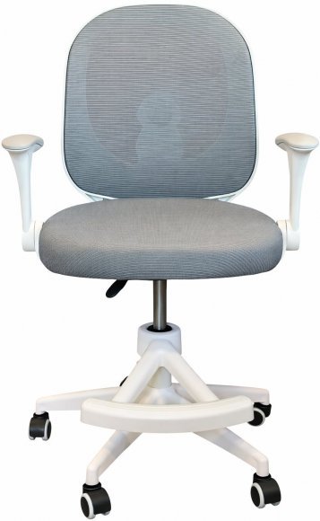 Крісло обертове дитяче з підставкою для ніг PERFECT KIDS ASTRONAUT GRAY Perfect Home Сірий (PFH-092113) Крісло обертове дитяче з підставкою для ніг PERFECT KIDS ASTRONAUT GRAY Perfect Home Сірий (PFH-092113)