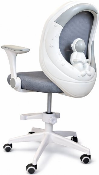 Крісло обертове дитяче з підставкою для ніг PERFECT KIDS ASTRONAUT GRAY Perfect Home Сірий (PFH-092113) Крісло обертове дитяче з підставкою для ніг PERFECT KIDS ASTRONAUT GRAY Perfect Home Сірий (PFH-092113)