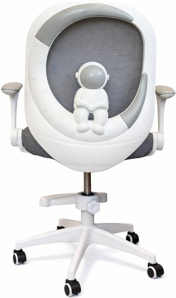 Крісло обертове дитяче з підставкою для ніг PERFECT KIDS ASTRONAUT GRAY Perfect Home Сірий (PFH-092113) Крісло обертове дитяче з підставкою для ніг PERFECT KIDS ASTRONAUT GRAY Perfect Home Сірий (PFH-092113)