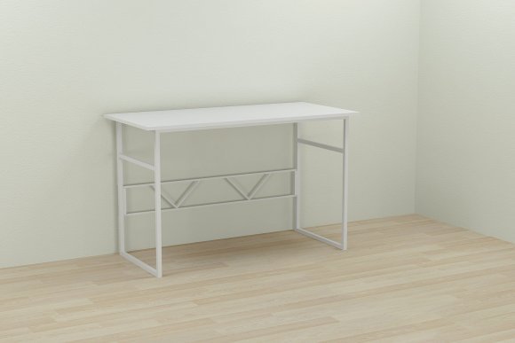 Письмовий стіл Ferrum-decor Раян 75x140x70 білий ДСП Біле 16мм (FRD-101171)