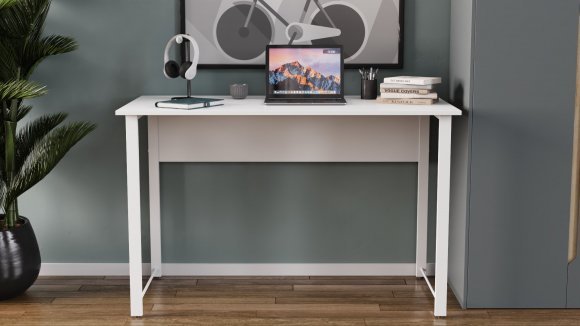 Письмовий стіл Ferrum-decor Раян 75x140x70 білий ДСП Біле 16мм (FRD-101171)