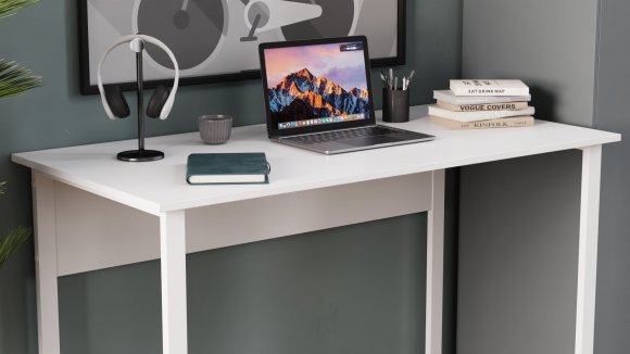 Письмовий стіл Ferrum-decor Раян 75x140x70 білий ДСП Біле 16мм (FRD-101171)