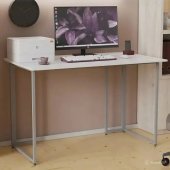 Письмовий стіл Ferrum-decor Ханна 75x100x70 сірий ДСП Біле 16мм (FRD-101421)