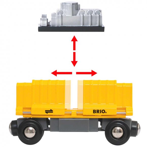 Вантажний поїзд із трьома вагонами (33982)