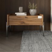 Тумба приліжкова LION Wood з однією шухлядою Дуб Ліворно (чорні ножки) (LION-041319) Тумба приліжкова LION Wood з однією шухлядою Дуб Ліворно (чорні ножки) (LION-041319)