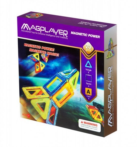 Конструктор Магнітний 20 ел. MPA-20