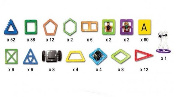 Магнітний конструктор 3D 300 дет Plastic box МK-300 Магнітний конструктор 3D 300 дет Plastic box МK-300