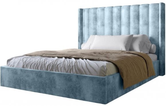 Двоспальне ліжко з підйомним механізмом LION Ніно 180x200 см SILK 501 Небесно-блакитний (LION-045033) Двоспальне ліжко з підйомним механізмом LION Ніно 180x200 см SILK 501 Небесно-блакитний (LION-045033)