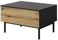 Стіл журнальний Perfect Home Ланг / Lang 1S Чорний/дуб евок (PFH-091147) Стіл журнальний Perfect Home Ланг / Lang 1S Чорний/дуб евок (PFH-091147)