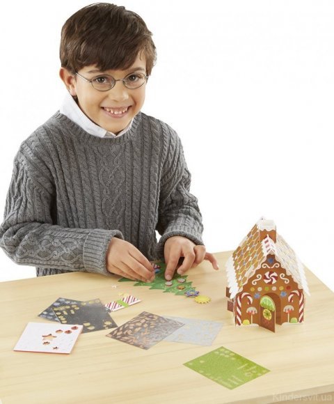 Объемные блестящие наклейки Рождественская елка и пряничный домик Melissa & Doug
MD8404 Объемные блестящие наклейки Рождественская елка и пряничный домик Melissa & Doug
MD8404