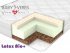 Матрац Baby Veres Latex Bio+ Air 90х200х14 см 53.44.11