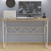 Письмовий стіл Ferrum-decor Райан 75x140x70 білий ДСП Дуб Сонома 16мм (FRD-101172)