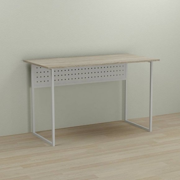 Письмовий стіл Ferrum-decor Майк 75x100x60 білий ДСП Дуб Сонома 16мм (FRD-101298)