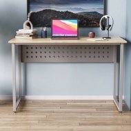 Письмовий стіл Ferrum-decor Майк 75x100x70 сірий ДСП Дуб Сонома 16мм (FRD-101798)