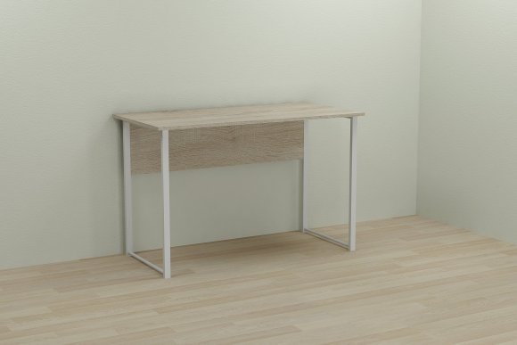 Письмовий стіл Ferrum-decor Курт 76x100x60 білий ДСП Дуб Сонома 32мм (FRD-102202) Письмовий стіл Ferrum-decor Курт 76x100x60 білий ДСП Дуб Сонома 32мм (FRD-102202)