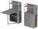 Стіл книжка з етажеркою Практик 1 Ferrum-decor 1200x640x990 Білий метал ДСП Бетон 16 мм (FRD-104624) Стіл книжка з етажеркою Практик 1 Ferrum-decor 1200x640x990 Білий метал ДСП Бетон 16 мм (FRD-104624)