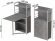 Стіл книжка з етажеркою Практик 1 Ferrum-decor 1200x640x990 Білий метал ДСП Бетон 16 мм (FRD-104624) Стіл книжка з етажеркою Практик 1 Ferrum-decor 1200x640x990 Білий метал ДСП Бетон 16 мм (FRD-104624)