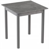 Стіл кухонний Ferrum-decor Дієго 75x80x80 Сірий ДСП Бетон 16мм (FRD-105577)