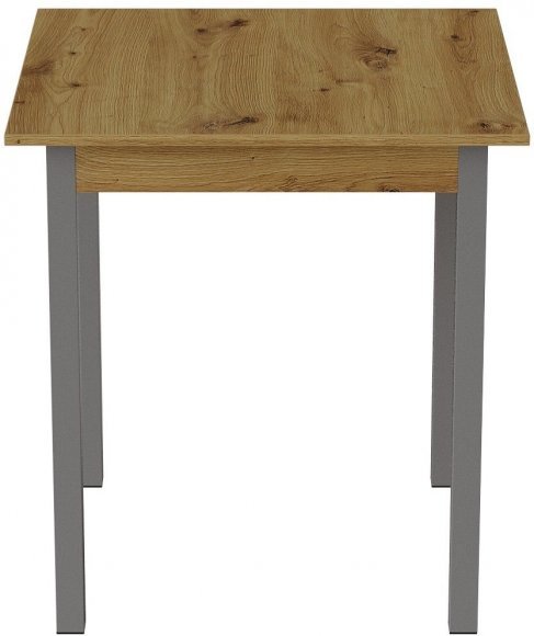 Стіл кухонний Ferrum-decor Дієго 75x90x90 Сірий ДСП Дуб Артизан 16мм (FRD-105719)