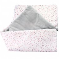 Ковдра двостороння 80х100 см Pink Flowers lullalove-1380