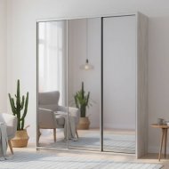 Шафа-купе Doros City Light Сосна Натти 3 Дзеркала 180х60х225 (DRS-011970) Шафа-купе Doros City Light Сосна Натти 3 Дзеркала 180х60х225 (DRS-011970)