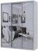 Шафа-купе Doros City Light Сосна Натти 3 Дзеркала 180х60х225 (DRS-011970)