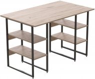 Комп'ютерний стіл Ferrum-decor Карен 75x120x70 чорний ДСП Дуб Сан-Марино 16мм (FRD-102063)