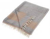 Плед-накидка Buldans Teos gri сірий 130х180 см svt-2000022256308