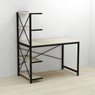 Комп'ютерний стіл Ferrum-decor Джек 75x140x60 Чорний ДСП Сонома (FRD-104403)