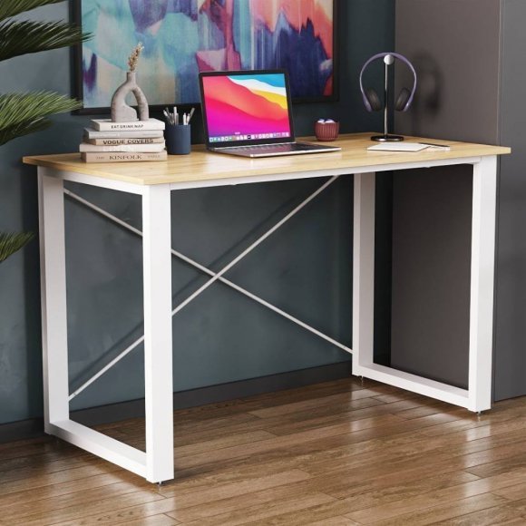 Письмовий стіл Ferrum-decor Драйв 750x1400x600 Білий метал ДСП Дуб Артизан 32 мм (FRD-103357) Письмовий стіл Ferrum-decor Драйв 750x1400x600 Білий метал ДСП Дуб Артизан 32 мм (FRD-103357)