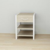 Тумба універсальна Ferrum-decor Вів'єн 1/2 50x41x40 білий ДСП Дуб Сонома 16мм (FRD-104130) Тумба універсальна Ferrum-decor Вів'єн 1/2 50x41x40 білий ДСП Дуб Сонома 16мм (FRD-104130)