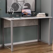 Стіл письмовий Курт Ferrum-decor 75x120x60 Сірий метал ДСП Бетон 16 мм (FRD-106623)