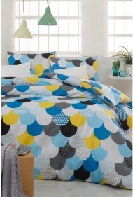 Постільна білизна Damla mint ранфорс євро svt-2000022283311 Постільна білизна Damla mint ранфорс євро svt-2000022283311